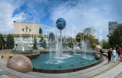 Fountain Parade of Planets in Yuzhny city, Ukraine