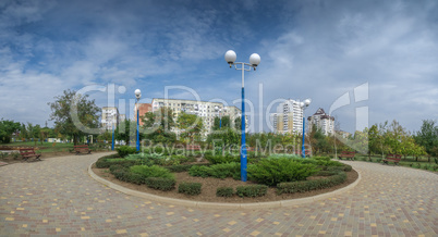 Seaside Park in Yuzhny city, Ukraine