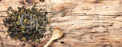 dry tea leaf
