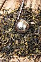 dry tea leaf