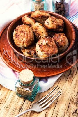 homemade meat cutlets