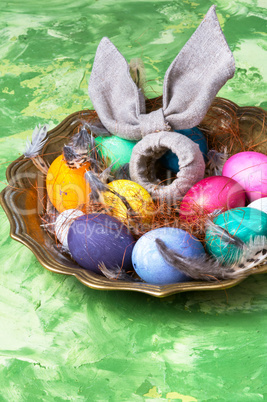 Colorful Easter eggs