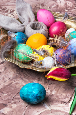 Colorful Easter eggs