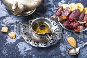 tea with oriental sweets