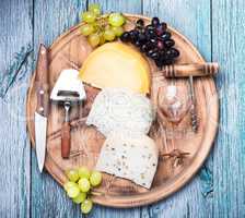 Different kinds of swiss cheeses