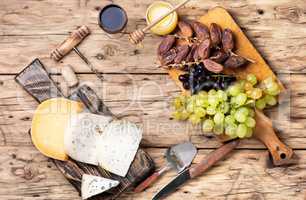 Different kinds of swiss cheeses