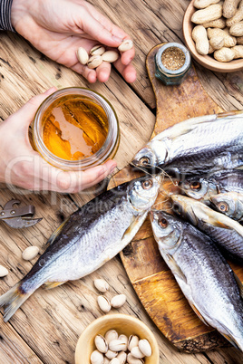 beer with fish