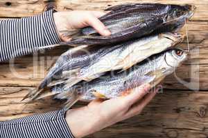 bunch salted fish