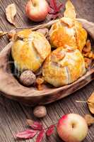 Autumn apple dumpling