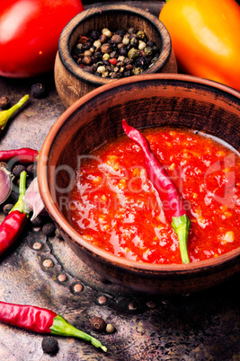 Spicy seasoning, sauce