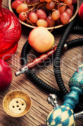 Hookah with aroma grapes