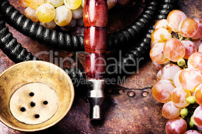 Hookah with aroma grapes