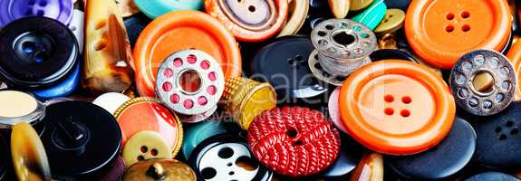 Set sewing buttons