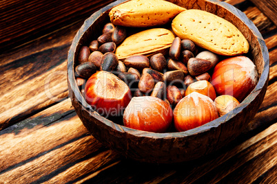 Assorted mixed nuts