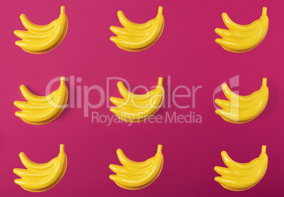 lot of yellow plastic baby toy banana