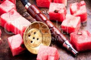 Oriental shisha with watermelon