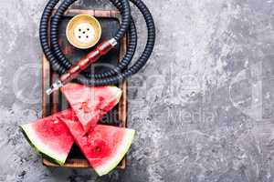 Oriental shisha with watermelon