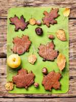 Autumn symbolic cookies