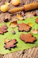 Autumn symbolic cookies