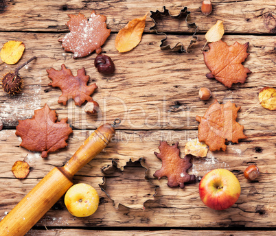 Autumnal symbolic cookies