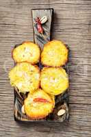 Autumn muffins from zucchini