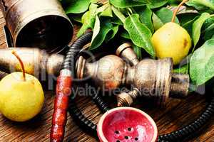 Eastern shisha with pear