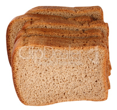 Dark Bread Isolated