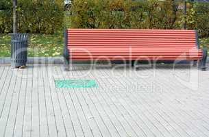 bench  in park