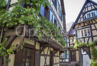 City of Gengenbach, half-timbered houses