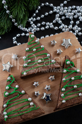 Weihnachtliche Brownies