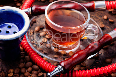 Hookah with aroma coffee