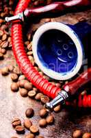 Hookah with aroma coffee