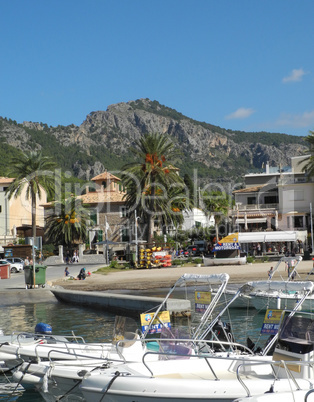 Hafen von Port de Soller, Mallorca