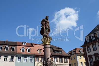 Herkulesbrunnen in Heidelberg