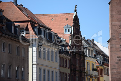 Hausfassaden  in Heidelberg