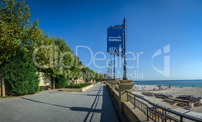 Golden Beach Promenade in Odessa