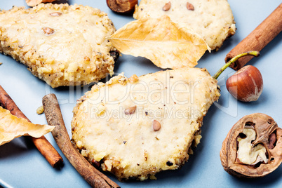 Autumn pear cookies