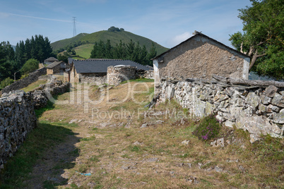 Village, Asturias, Camino de Santiago trail, Spain