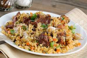 Bulgur with meat