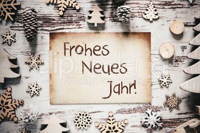 Nostalgic Paper, Frohes Neues Jahr Means Happy New Year