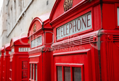 Red London Telephone Boxes