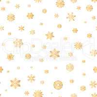 Christmas seamless pattern Winter Holiday snow background