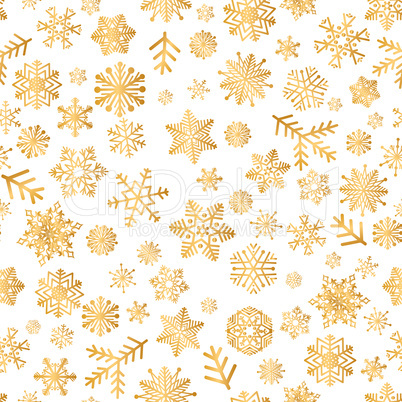 Christmas icons snow seamless pattern, Happy Winter Holiday tile