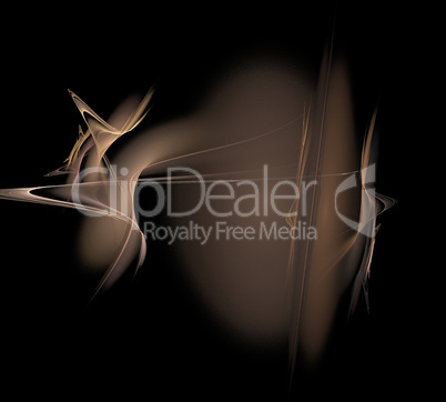 image of one Digital Fractal on Black Color image of one Digital Fractal on Black Color