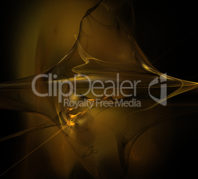image of one Digital Fractal on Black Color image of one Digital Fractal on Black Color