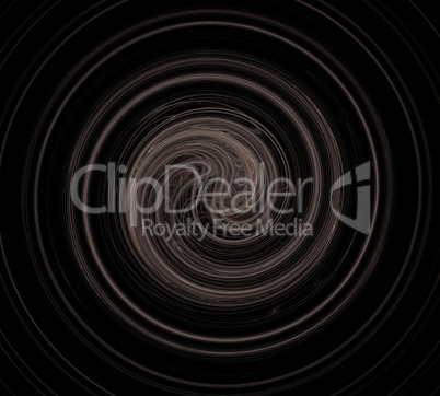 image of one Digital Fractal on Black Color