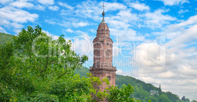 Church of the Holy Spirit in Heidelberg, Germany ,Europe. Wide p