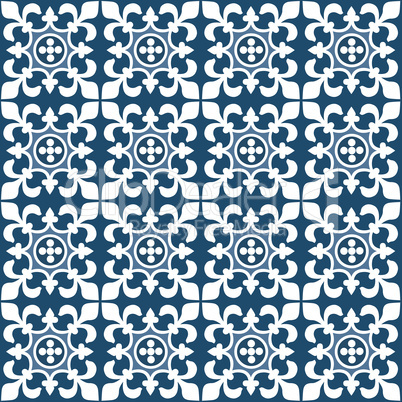 Blue and white Portuguese pattern Tiles