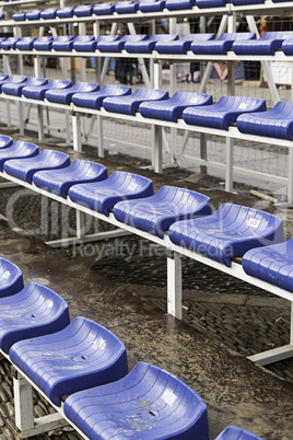 Stadium stands to watch a sport