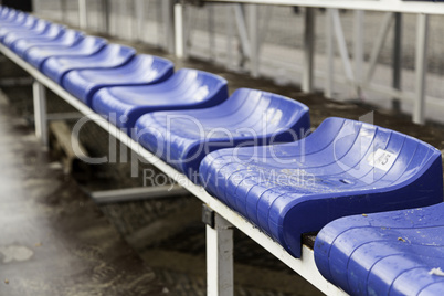 Stadium stands to watch a sport